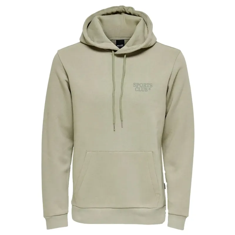 Kyle Reg Club Print Hoodie Silver Sage sold by Burned Sports