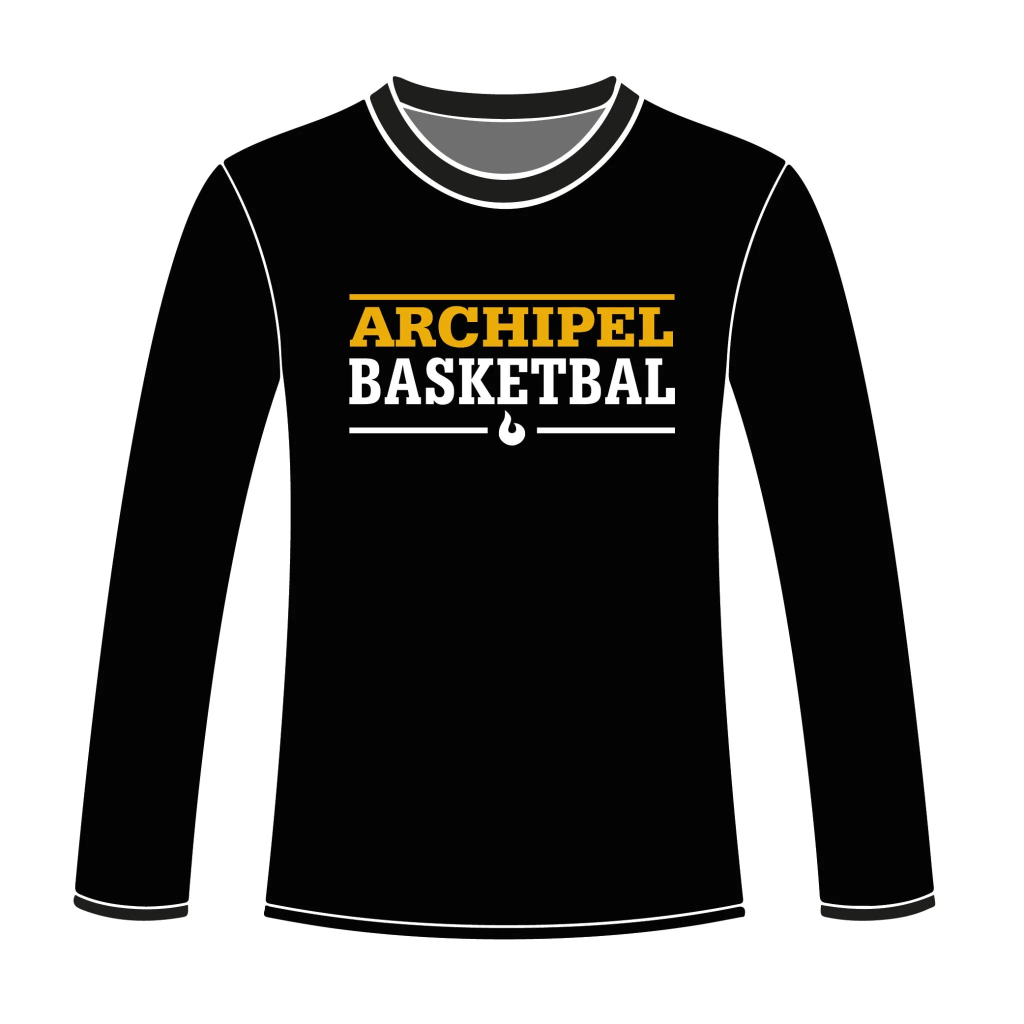 Archipel Culemborg Longsleeve Tekst Zwart sold by Burned Sports