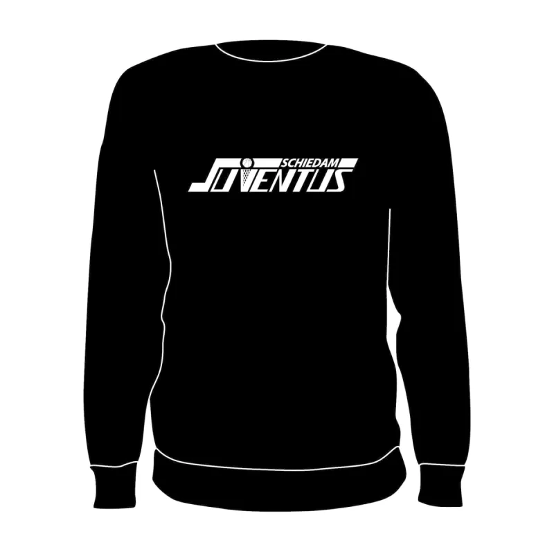 S.B.V. Juventus Crewneck Logo Zwart sold by Burned Sports