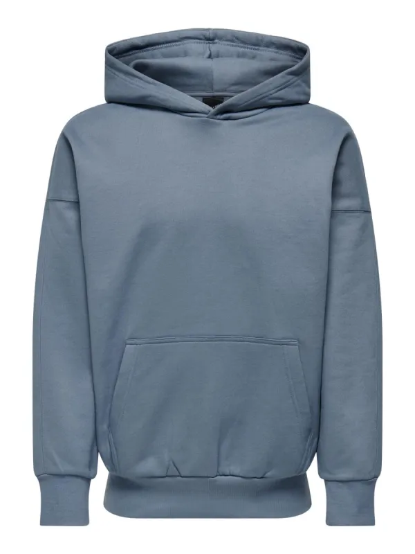 Dan Life Relaxed Sweat Hoodie Blauw made by Burned Sports