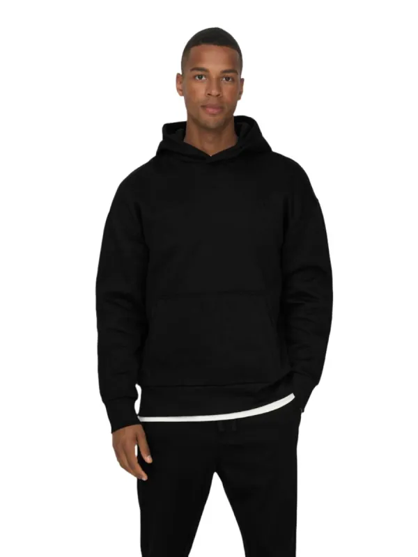 Dan Life Relaxed Sweat Hoodie Zwart sold by Burned Sports
