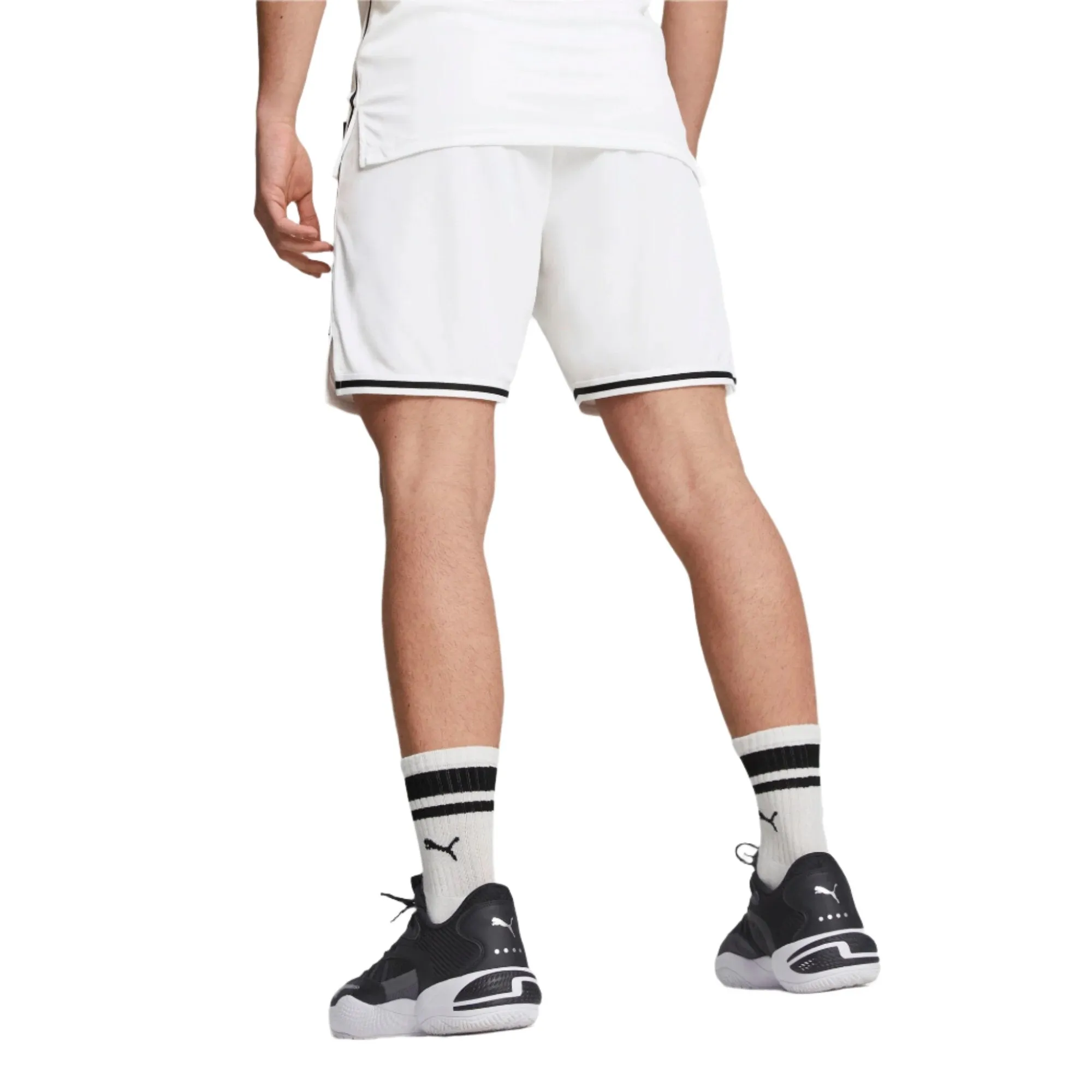 Puma Hoops Basketbal Short Heren Wit sold by Burned Sports product image thumbnail 2