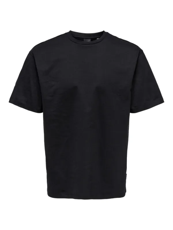 Only & Sons Relaxed Fit T-shirt Zwart made by ONLY & SONS