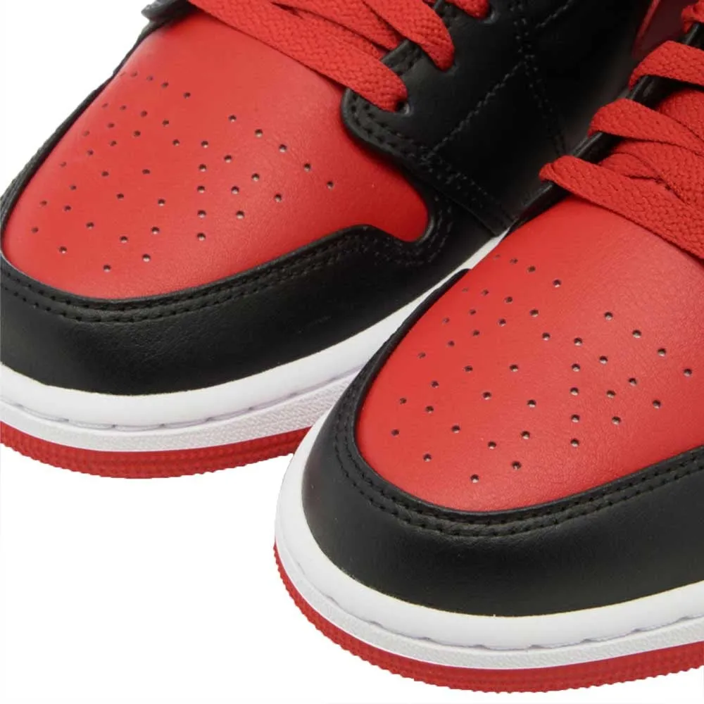 Air Jordan 1 Mid Black Fire Red sold by Burned Sports product image thumbnail 5