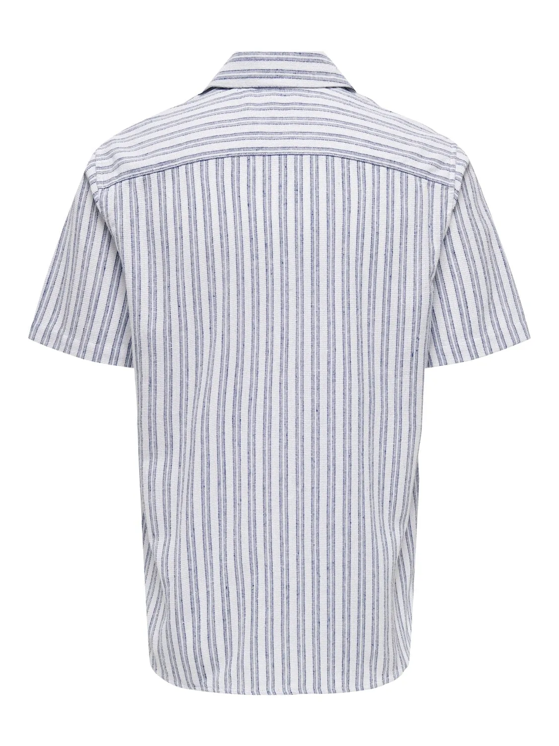 True SS Struc Stripe Shirt Blauw sold by Burned Sports product image thumbnail 2
