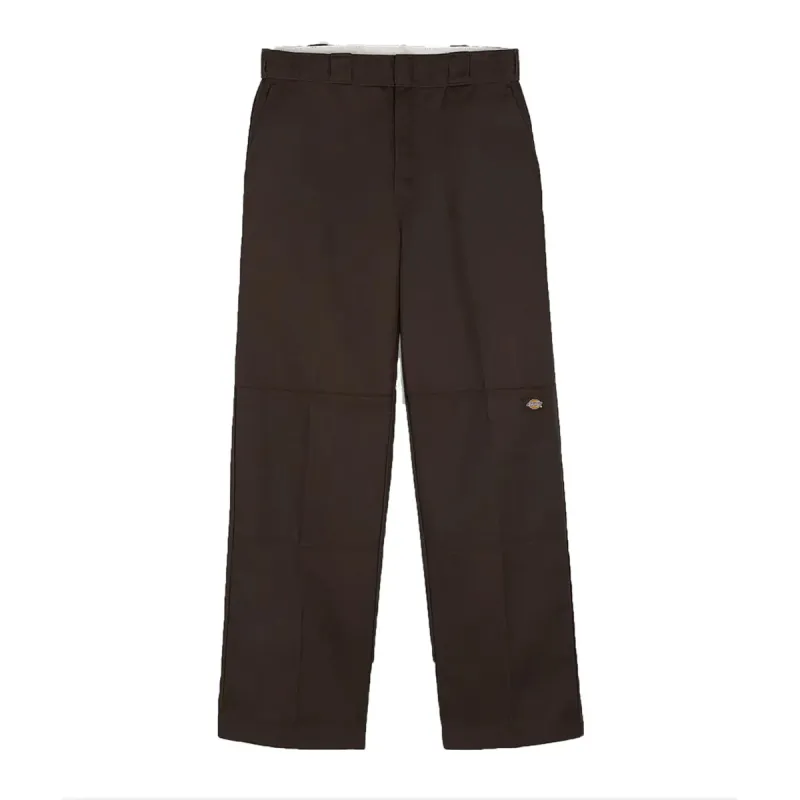 Double Knee Worker Broek Dark Brown made by Dickies