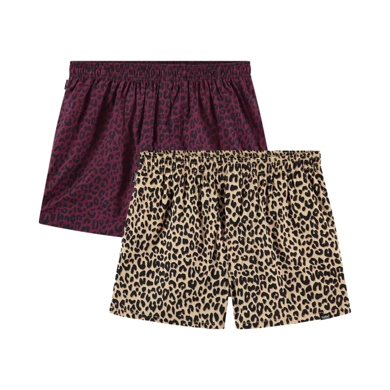 2 Pack Leopard Boxers sold by Burned Sports