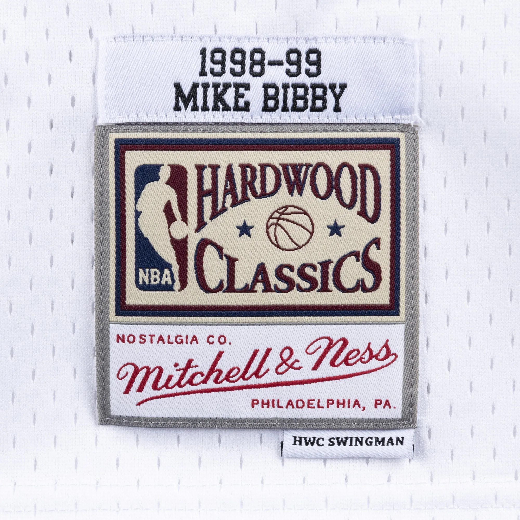 NBA Swingman Grizzlies Mike Bibby Jersey White sold by Burned Sports product image thumbnail 5