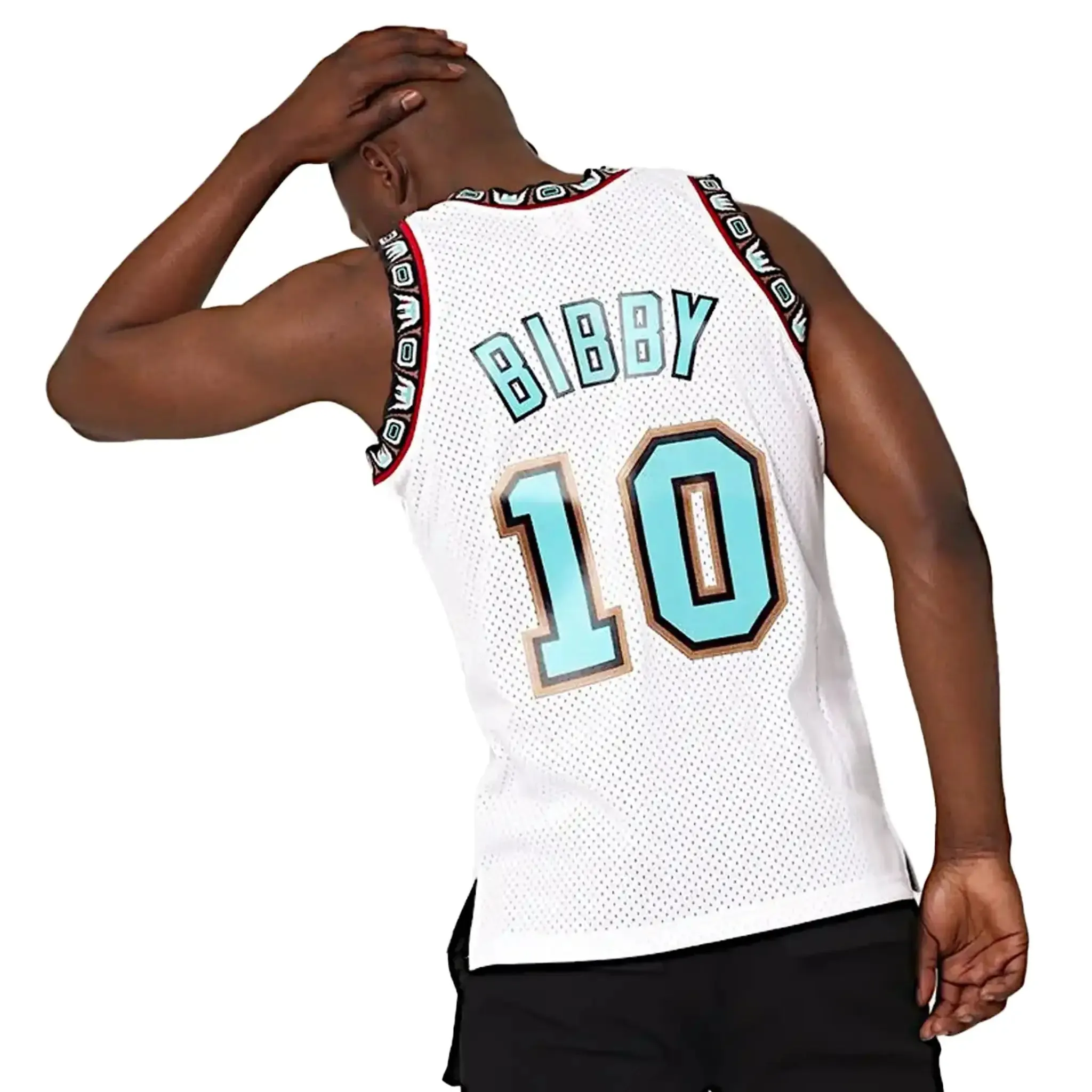 NBA Swingman Grizzlies Mike Bibby Jersey White sold by Burned Sports product image thumbnail 4