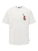 Only & Sons Jordan Jumping Man T-shirt Wit sold by Burned Sports