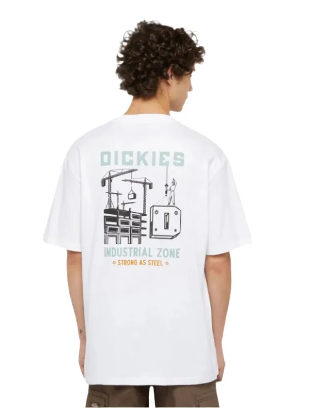Dickies Industrial T-shirt Wit sold by Burned Sports