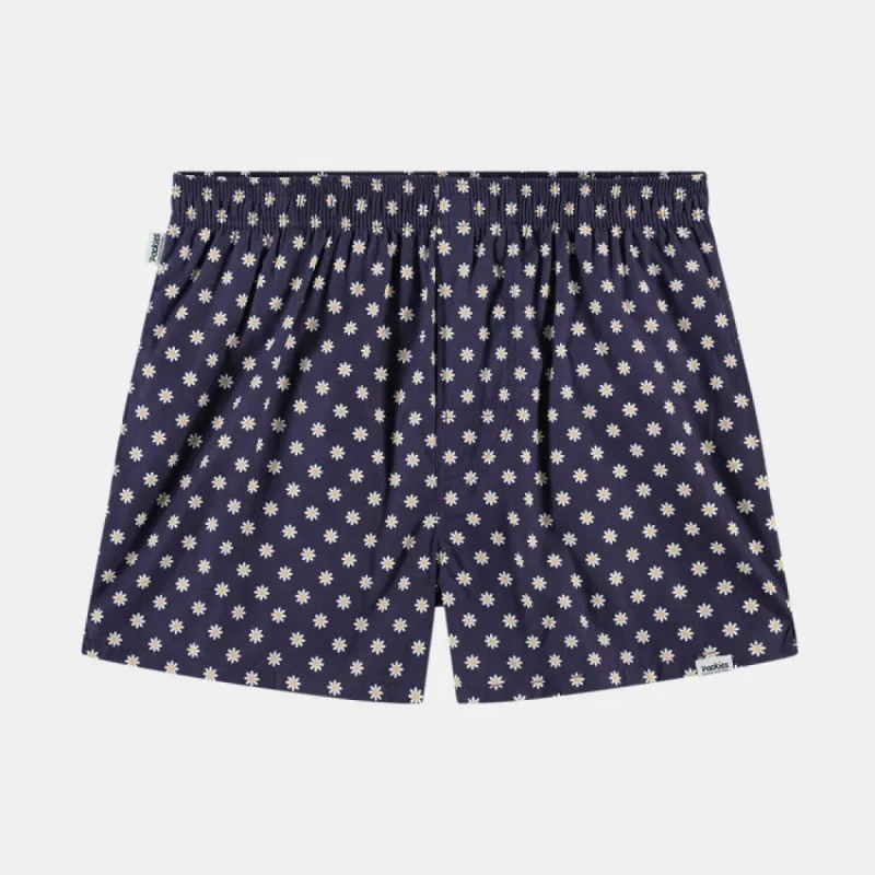 Navy Daisy Boxer sold by Burned Sports
