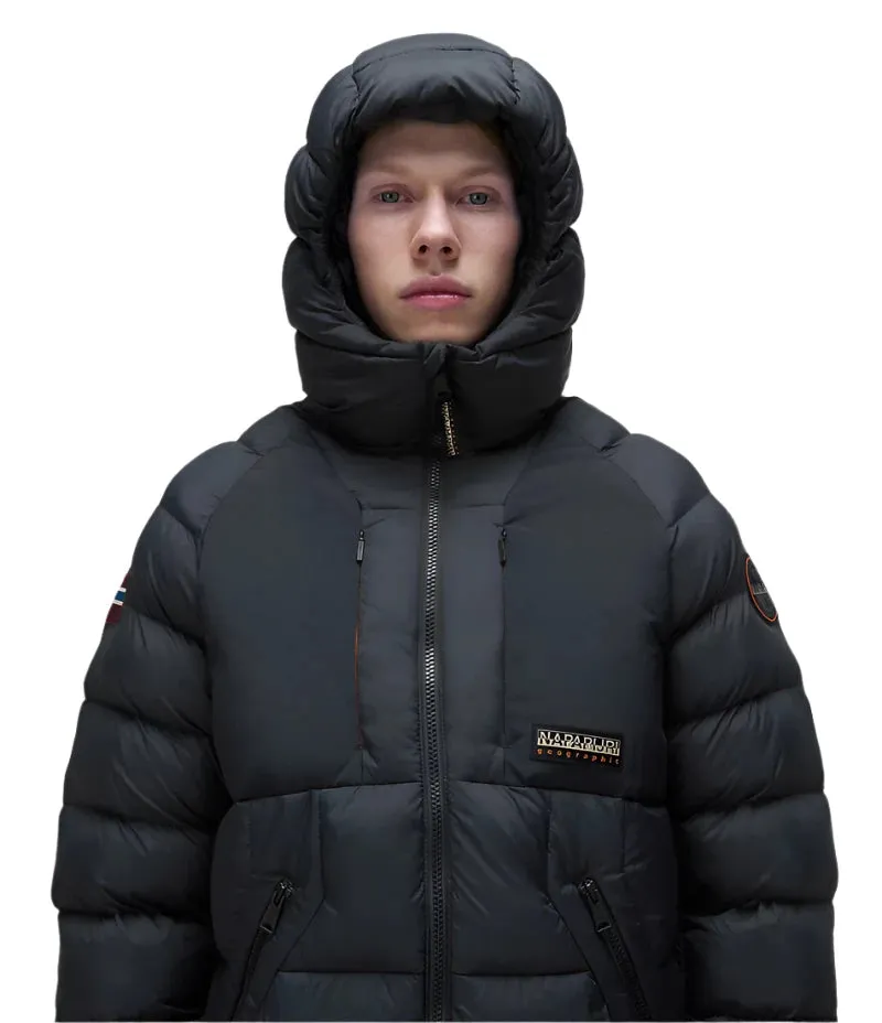 Napapijri Moesa Pufferjack Zwart sold by Burned Sports