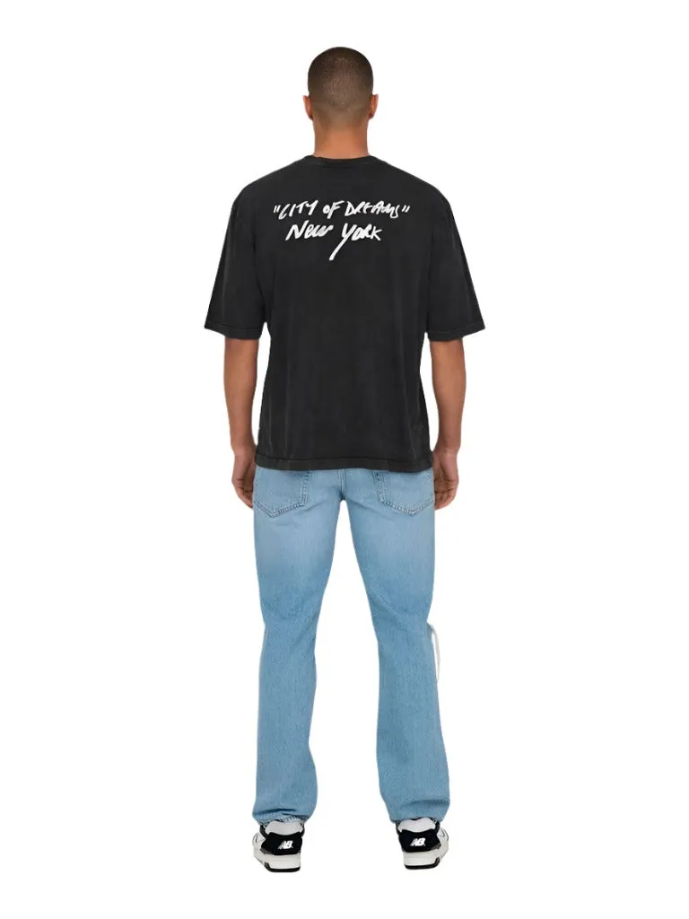 Ray Oversized T-Shirt sold by Burned Sports product image thumbnail 2