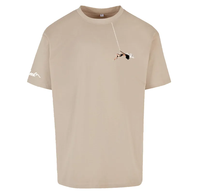Check T-shirt Beige sold by Burned Sports