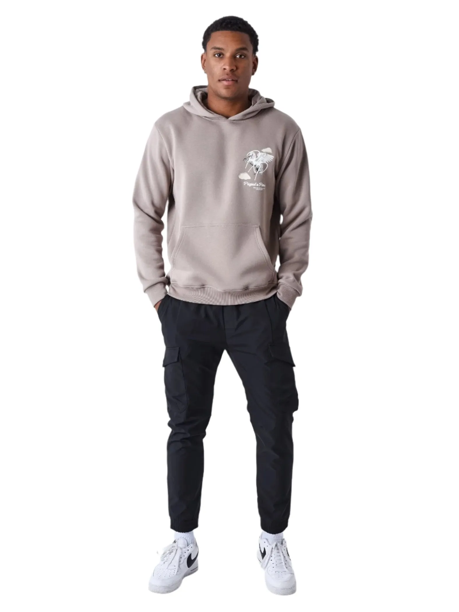 Project X Paris Pegasus Cloud Hoodie Taupe sold by Burned Sports product image thumbnail 5