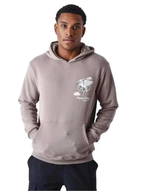 Project X Paris Pegasus Cloud Hoodie Taupe sold by Burned Sports
