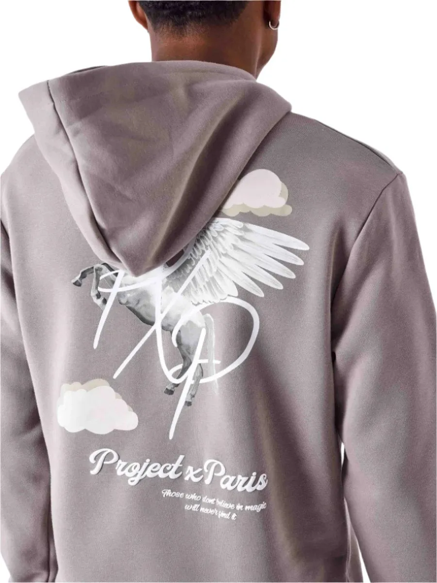 Project X Paris Pegasus Cloud Hoodie Taupe sold by Burned Sports product image thumbnail 4