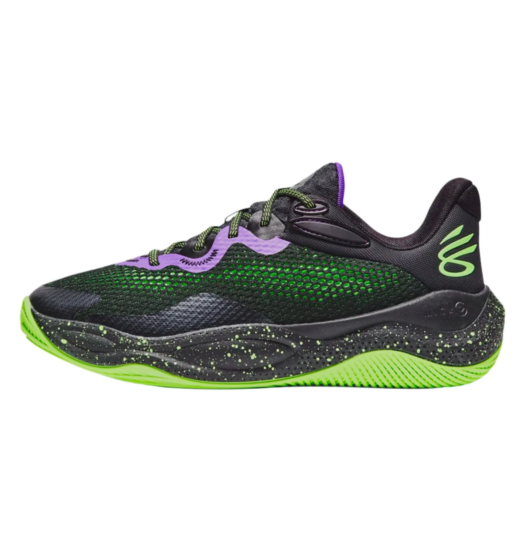 Under Armour Curry Splash 24 Basketbalschoen Zwart / Groen sold by Burned Sports