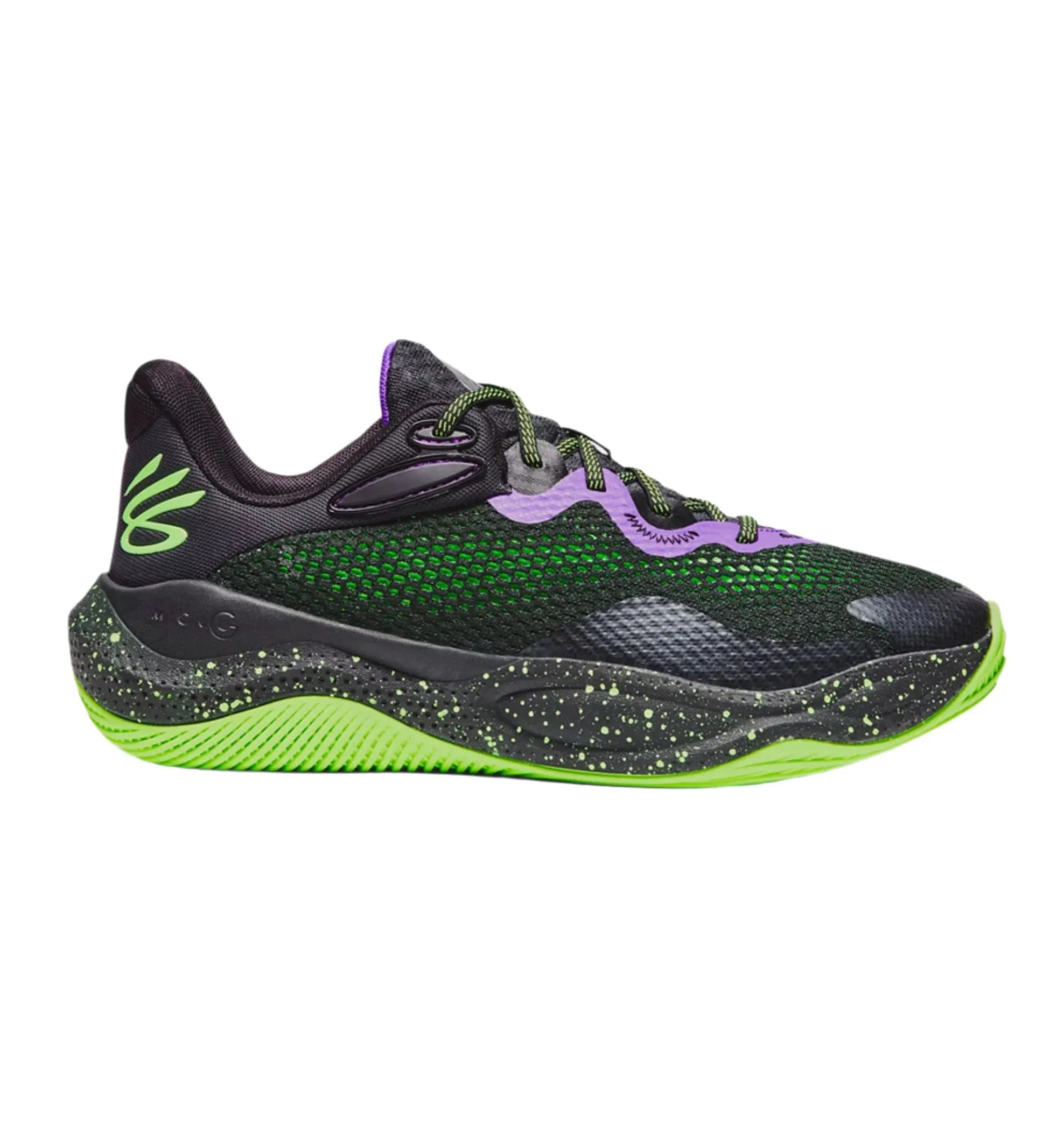 Under Armour Curry Splash 24 Basketbalschoen Zwart / Groen sold by Burned Sports product image thumbnail 2