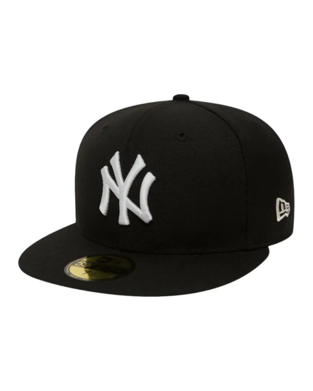 New Era New York Yankees 59Fifty Fitted Cap Zwart Wit sold by Burned Sports