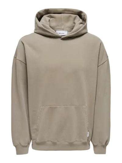 Ramon Relax Washed Hoodie Beige sold by Burned Sports