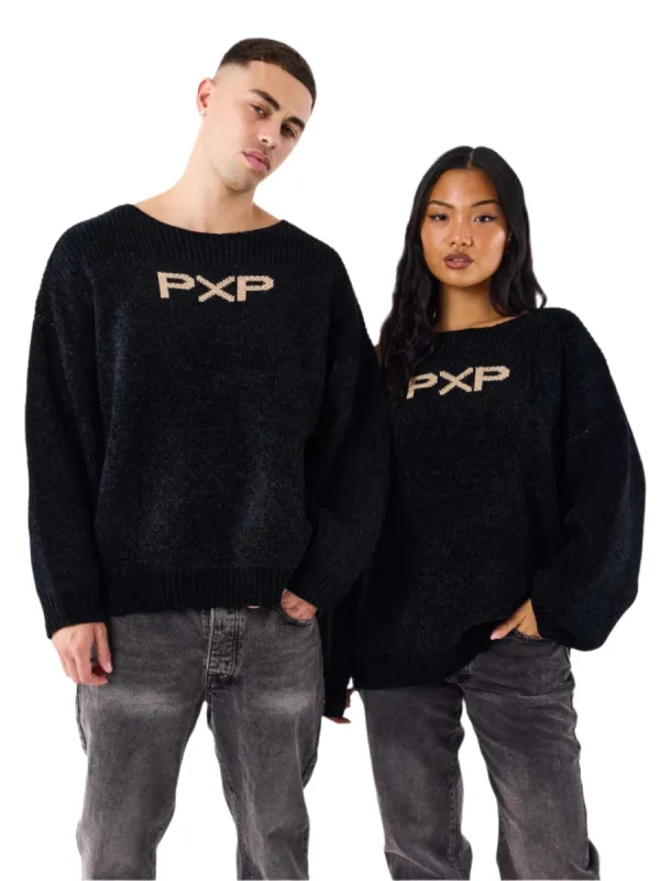 Project X Paris Oversized seagull and stars sweatshirt Zwart sold by Burned Sports