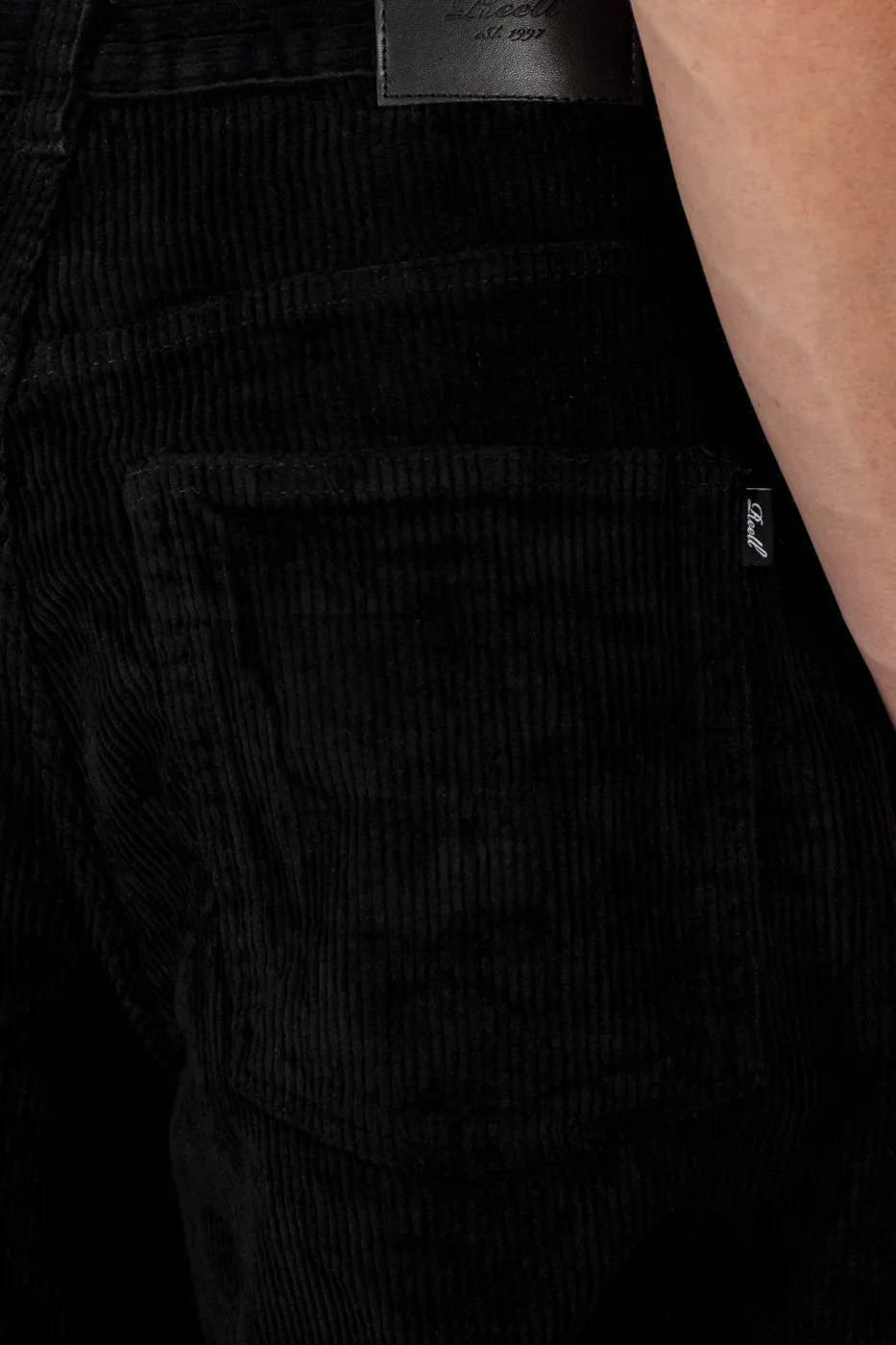 Reell Baggy Black Cord Langebroek Zwart sold by Burned Sports product image thumbnail 4