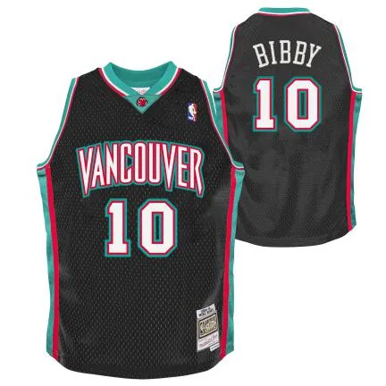 NBA Vancouver Grizzlies Bibby Swingman Jeugd Jersey Zwart sold by Burned Sports