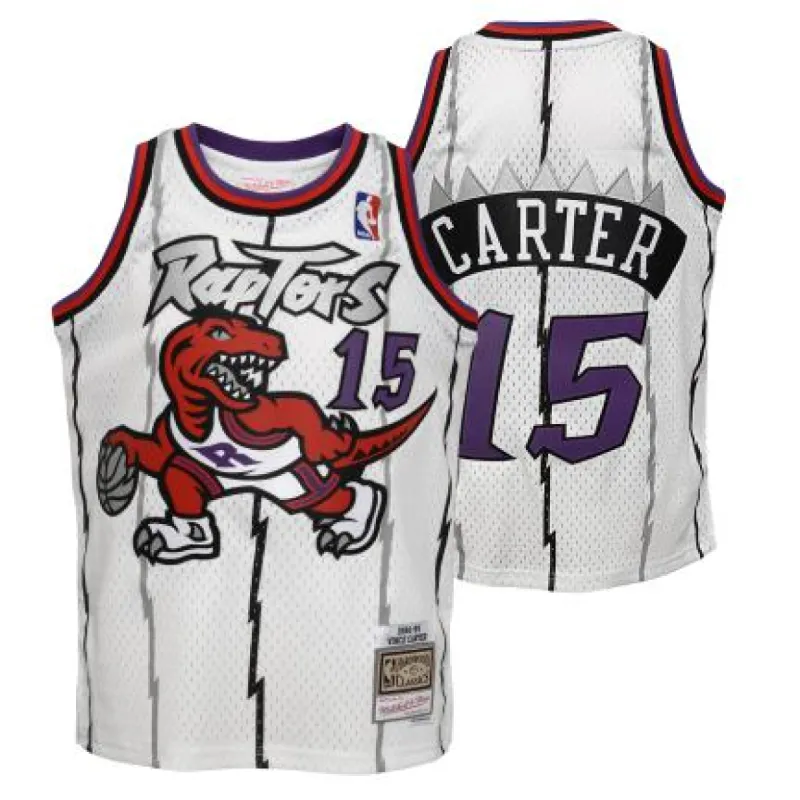 NBA VINCE CARTER ゴーストカモ SWINGMAN JERSEY Men's Mitchell & Ness Vince Carter White Toronto Raptors Big