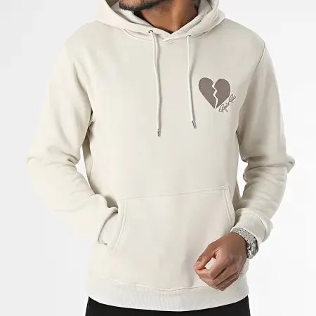 Project X Paris Hoodie Gebroken Hart Beige sold by Burned Sports
