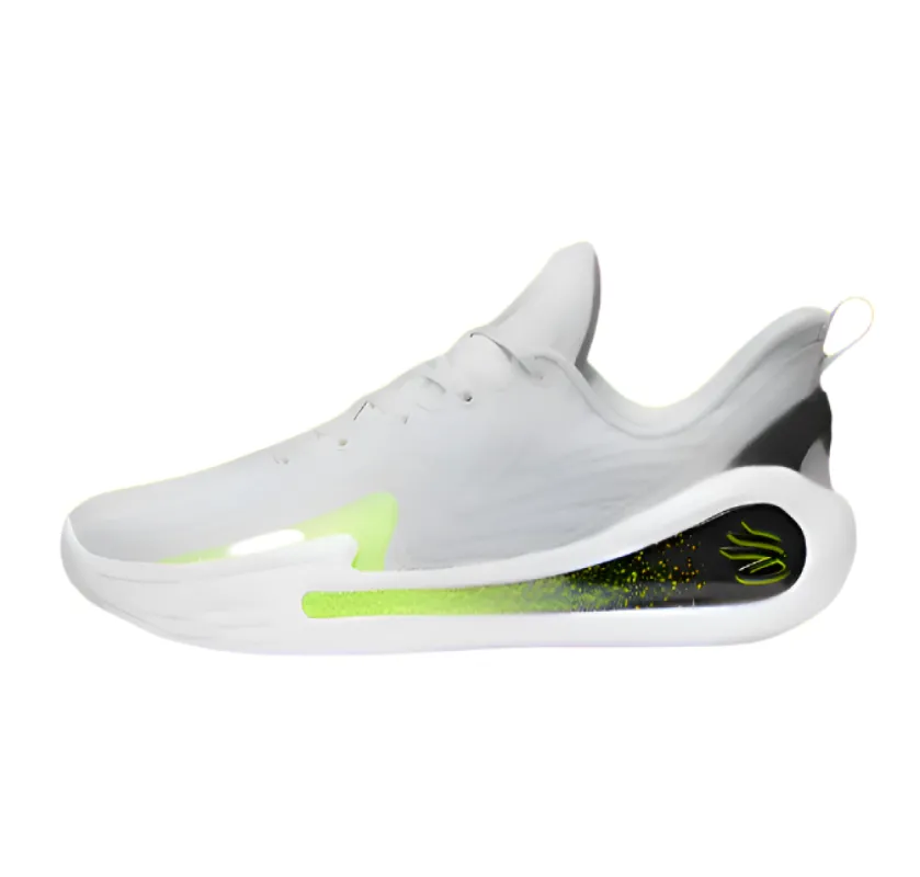 Under Armour Curry 12 Basketbalschoen Grijs/Groen sold by Burned Sports