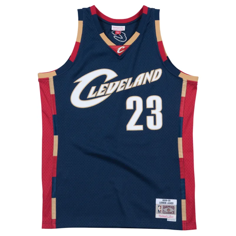 NBA Swingman Cleveland Cavaliers LeBron James Jersey Navy sold by Burned Sports