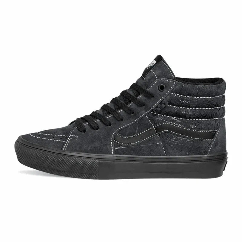 Sk8-Hi Skate Zwart Spider sold by Burned Sports