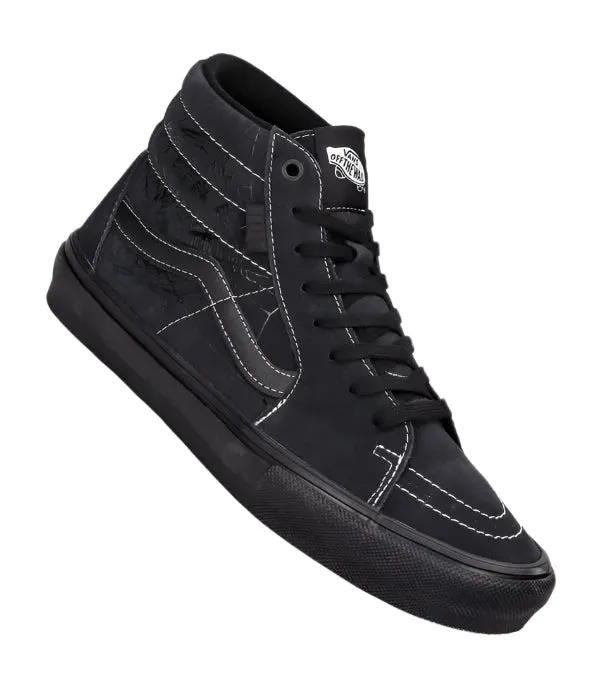 Sk8-Hi Skate Zwart Spider sold by Burned Sports product image thumbnail 4