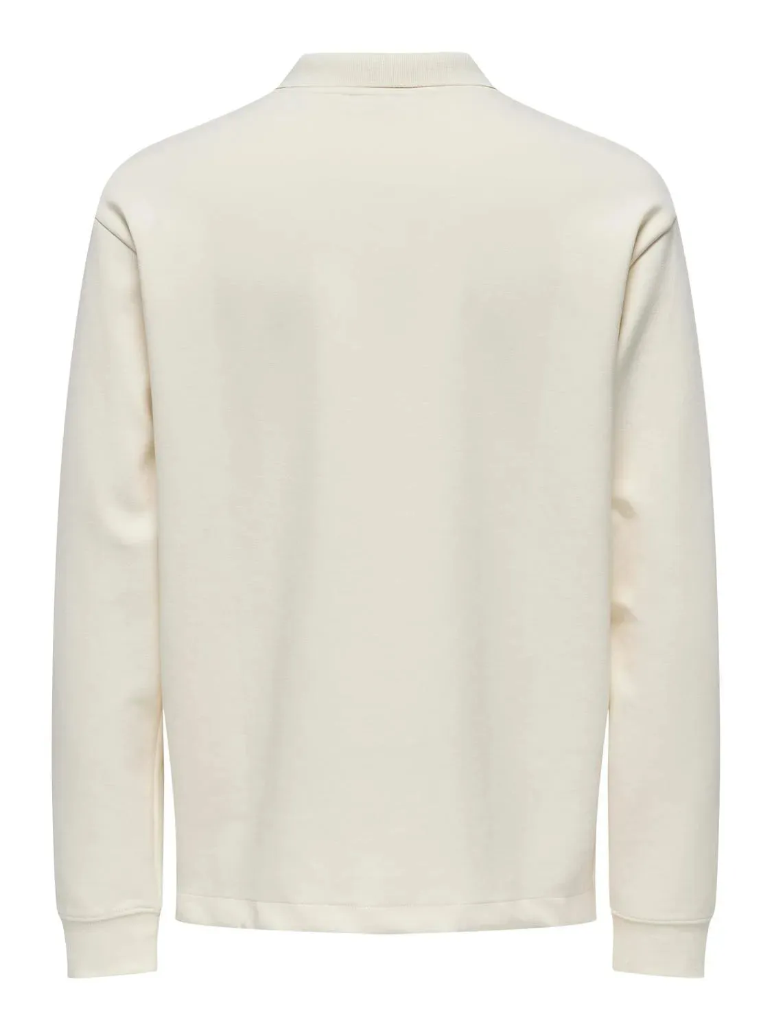 Only & Sons Bernard Rlx Longsleeve Polo Wit sold by Burned Sports product image thumbnail 2