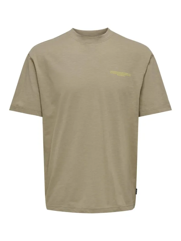 Lionel Relaxed t-Shirt Chinchilla made by Burned Sports