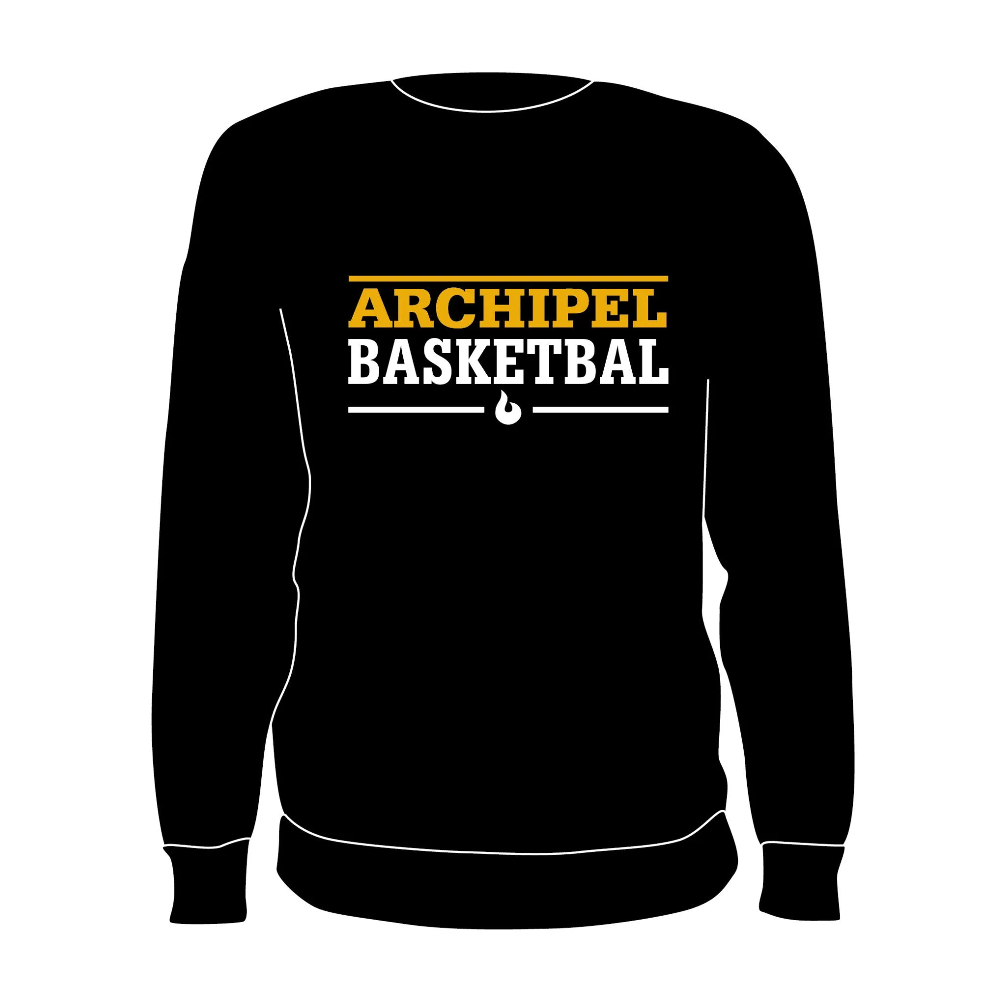 Archipel Culemborg Crewneck Teksk Zwart sold by Burned Sports