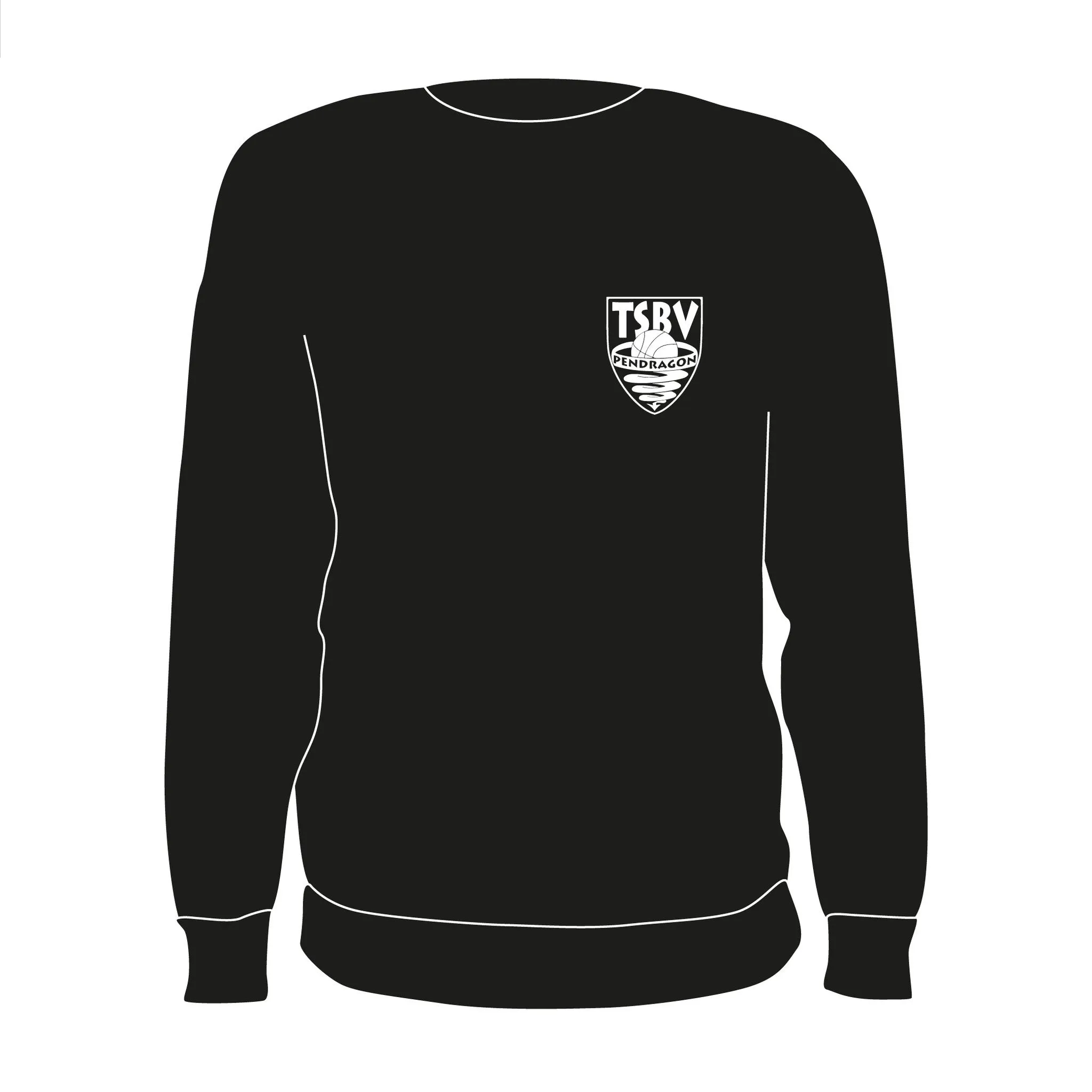 T.S.B.V. Pendragon Crewneck Zwart sold by Burned Sports