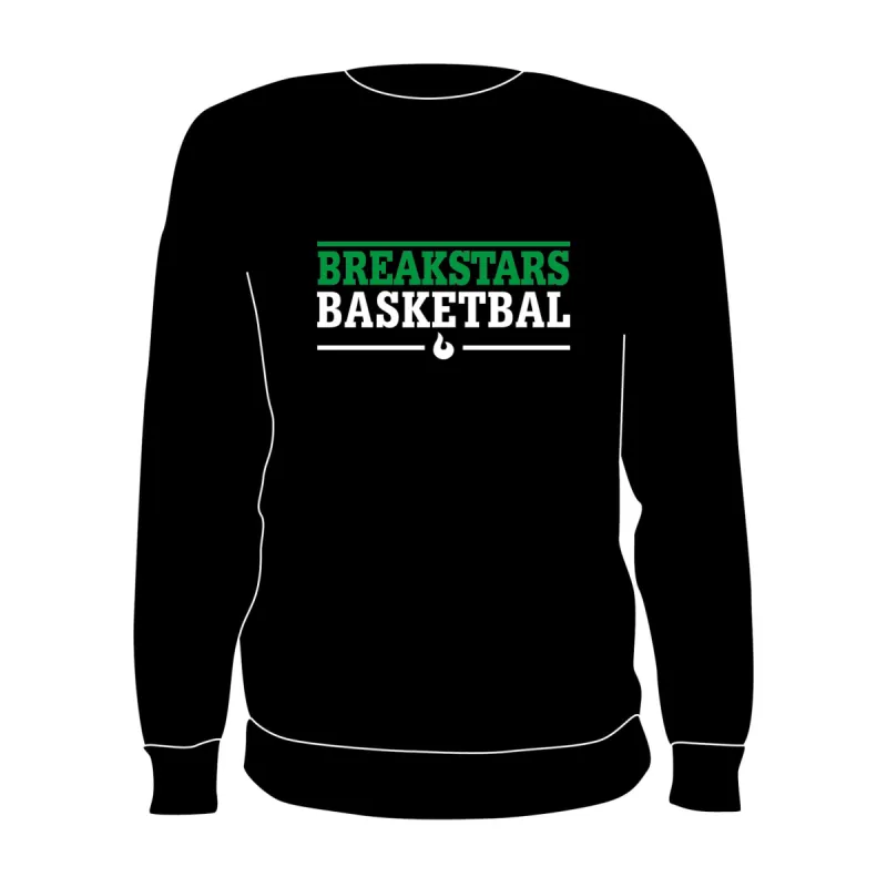 Breakstars Baarn Crewneck Zwart sold by Burned Sports