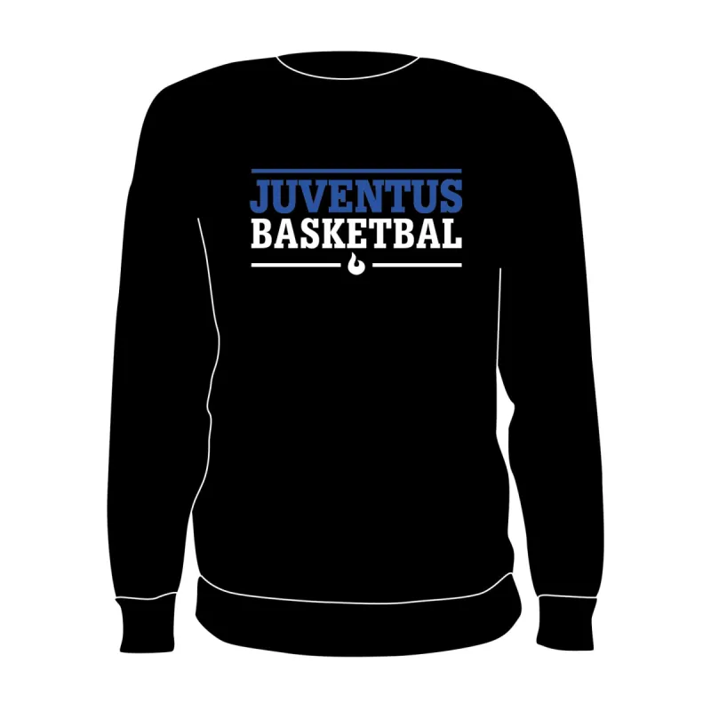 S.B.V. Juventus Crewneck Tekst Zwart sold by Burned Sports