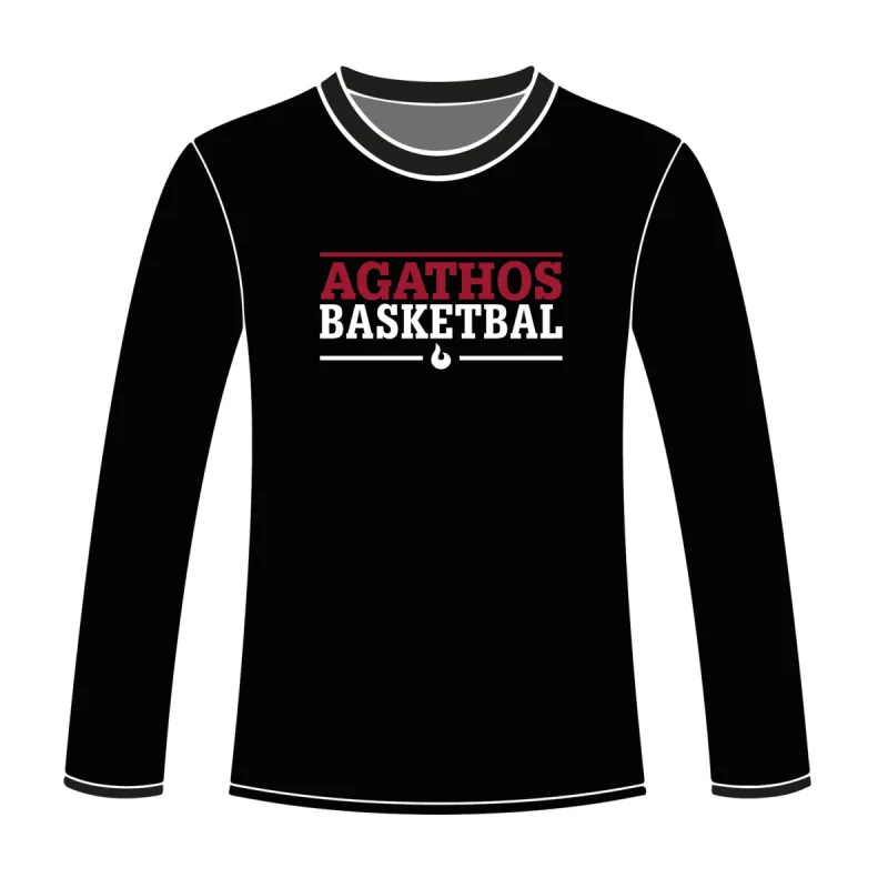 B.C. Agathos Longsleeve Zwart Tekst sold by Burned Sports