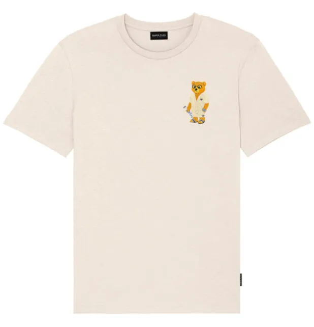 Baron Filou CXIII Embroidered Chestprint T-shirt Beige sold by Burned Sports