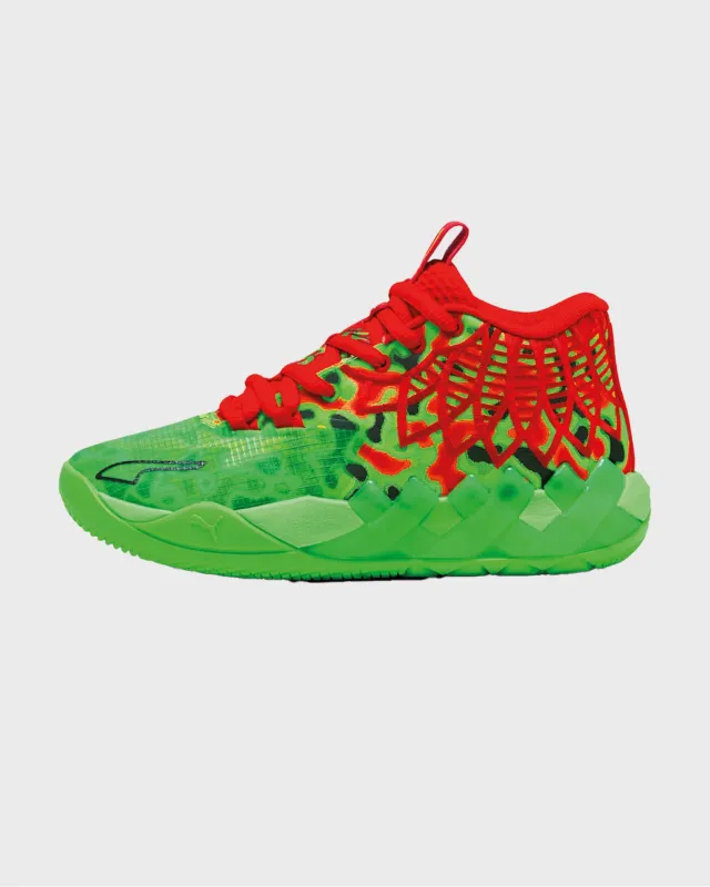 Puma MB.01 Thermal Basketbalschoen Groen JR sold by Burned Sports