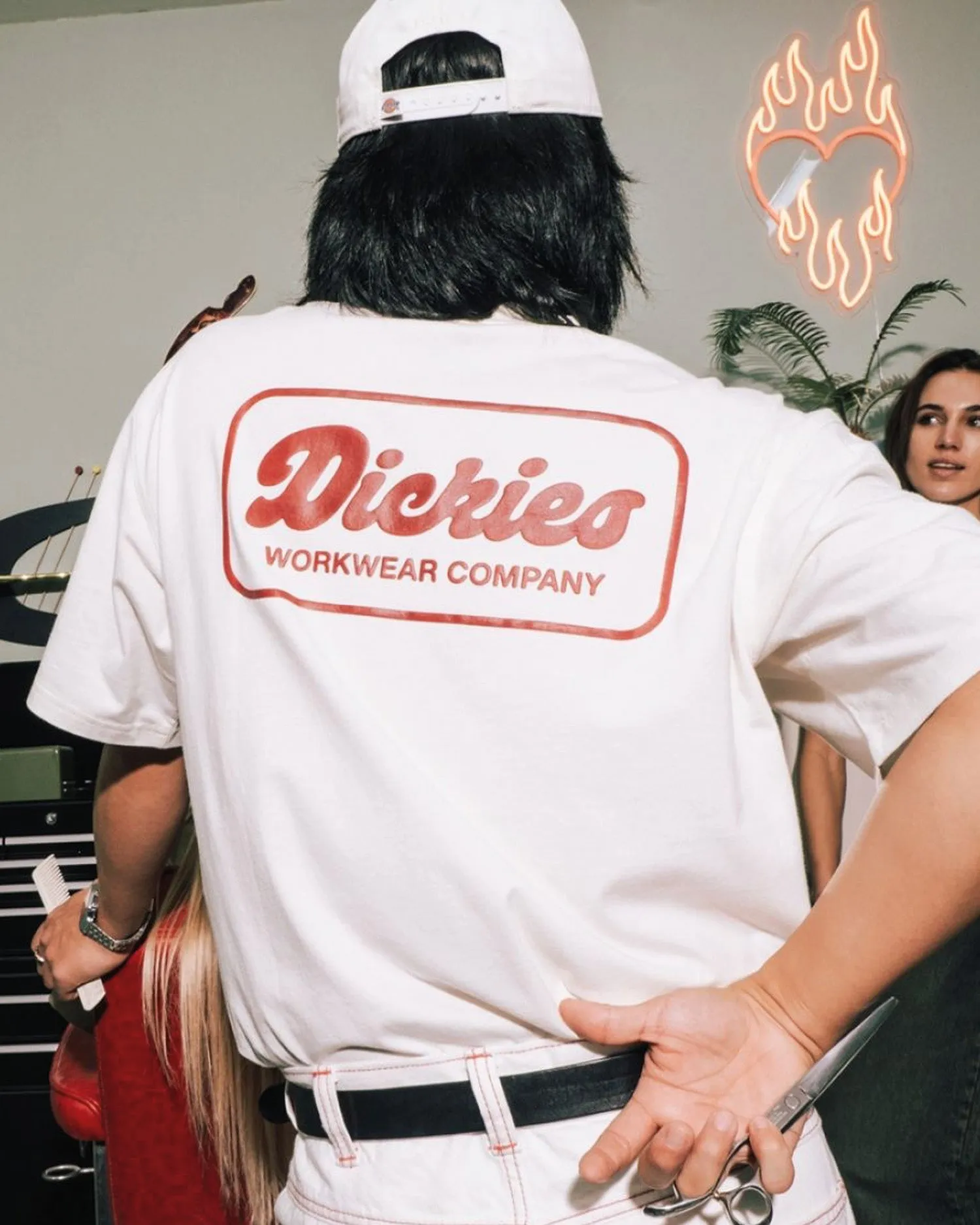 Dickies Lewistown T-shirt Gebroken Wit sold by Burned Sports product image thumbnail 3