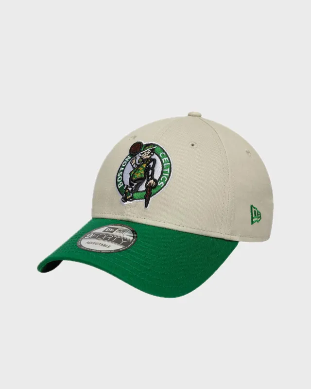 New Era Boston Celtics Contrast Patch 9Forty Adjustable Cap sold by Burned Sports