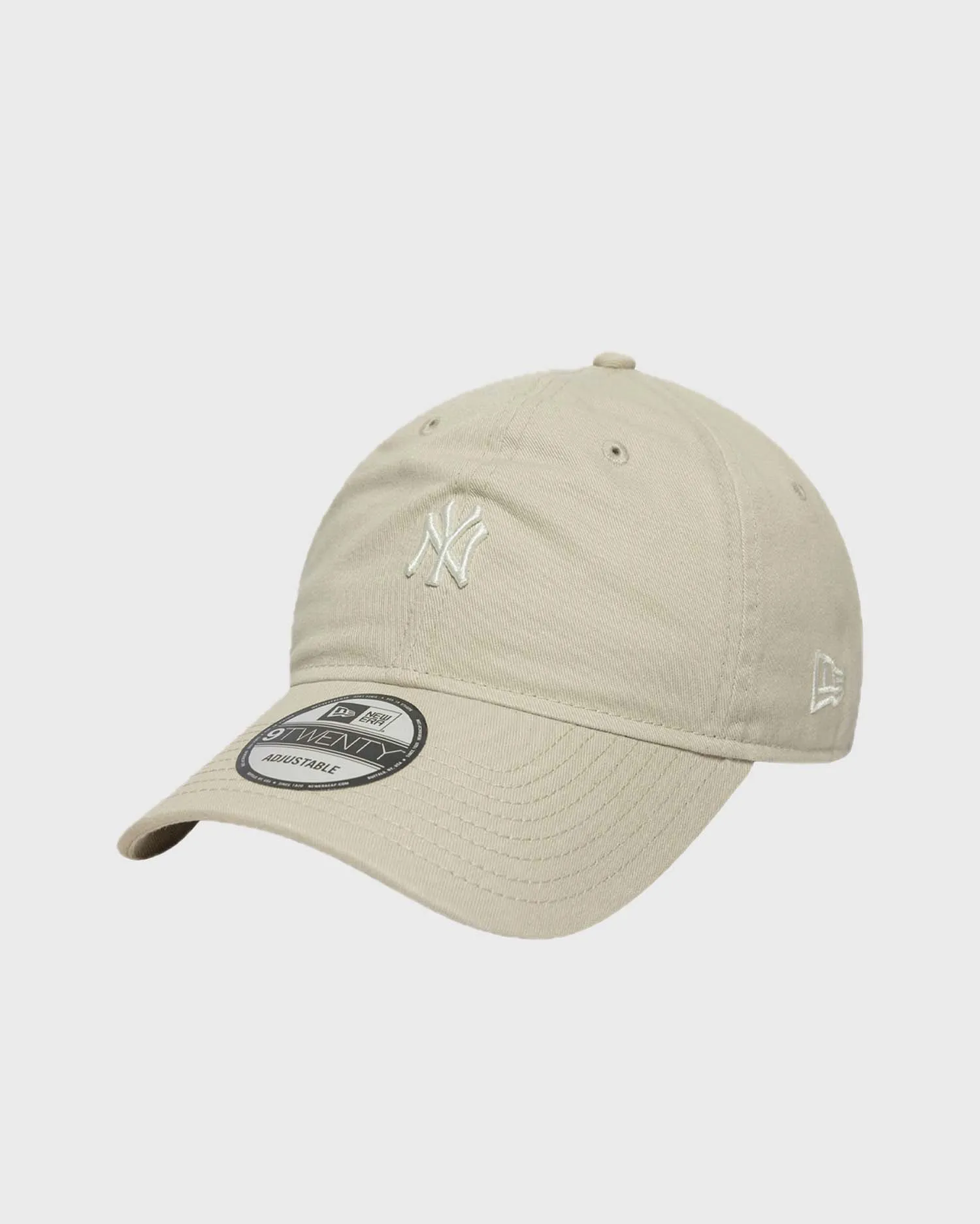 New Era New York Yankees Mini Logo 9Twenty Adjustable Cap Beige sold by Burned Sports
