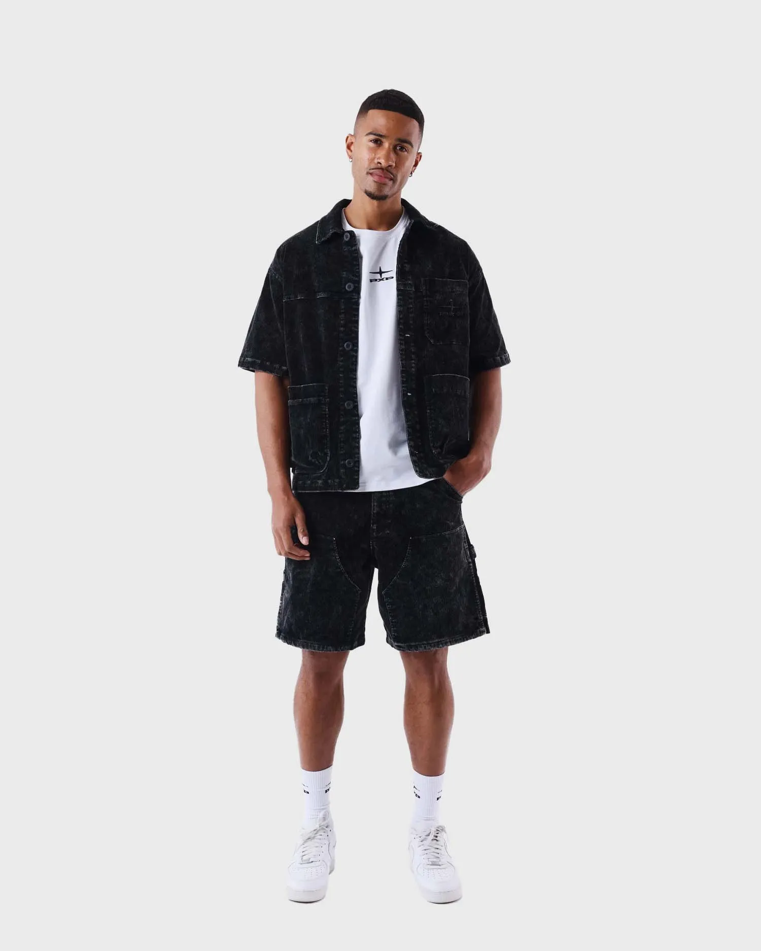 Project X Paris Corduroy Shirt Zwart sold by Burned Sports product image thumbnail 3