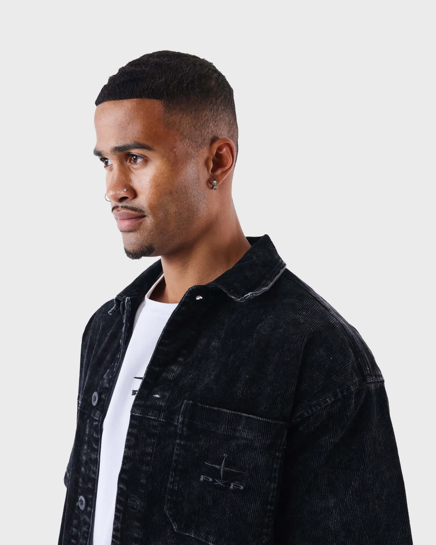 Project X Paris Corduroy Shirt Zwart sold by Burned Sports product image thumbnail 4