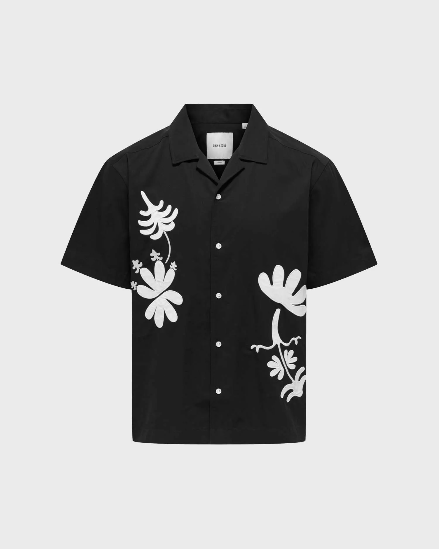 Only & Sons Embroidery Loose Shirt Zwart sold by Burned Sports product image thumbnail 2